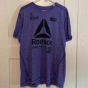 Reebok CrossFit Forging Elite Fitness Speedwick T-Shirt Purple XL